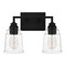 Quoizel Mcintire Bath 2 Lights Matte Black MCI8614MBK - alternate 3